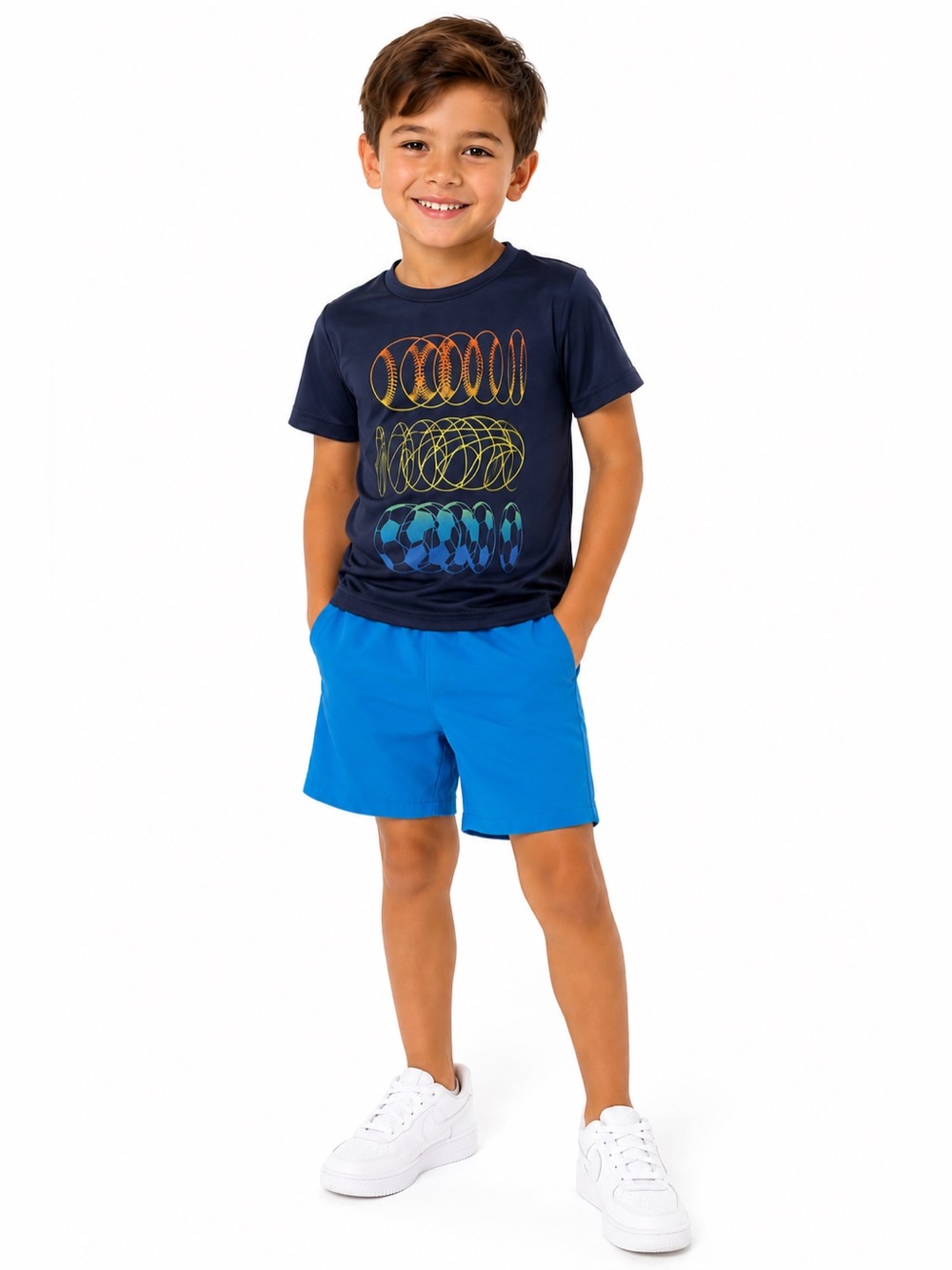 NWT Jumping Beans Boys 2-Piece Active Set – Size 6